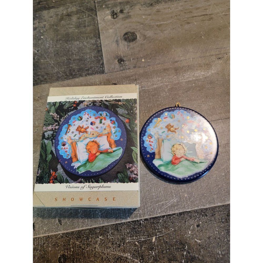 Hallmark visions of sugarplums 1993 ornament Xmas decor